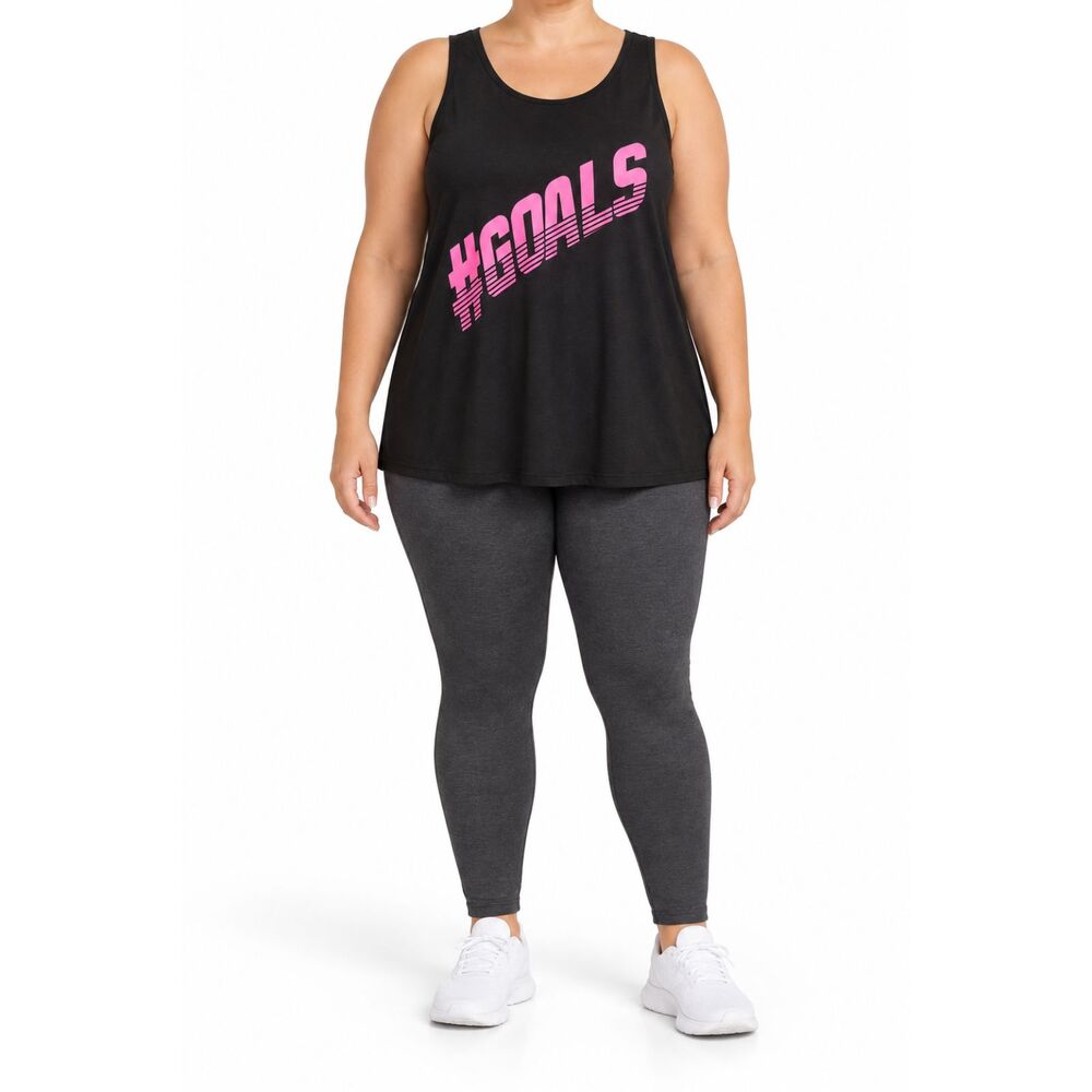 City Streets Women’s #Goals Active Wear Tank | XL